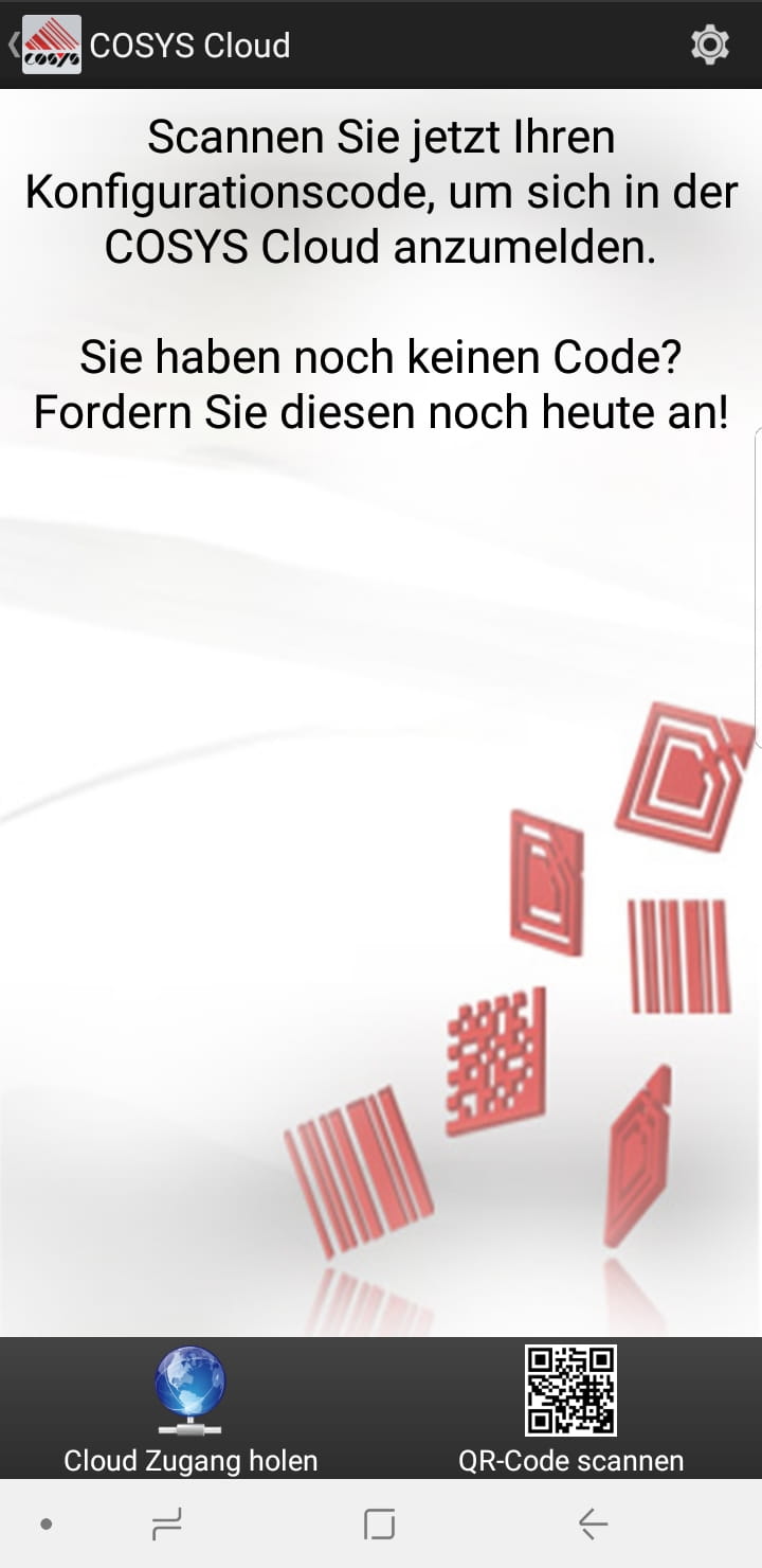 Goods receipt selection Android software from COSYS Goods receipt selection Android software from COSYS