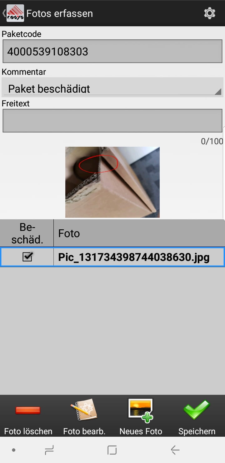 Goods Receipt Article Overview Android Software by COSYS Goods Receipt Article Overview Android Software by COSYS
