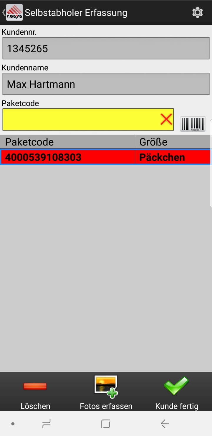 Goods Receipt Article Overview Android Software by COSYS Goods Receipt Article Overview Android Software by COSYS
