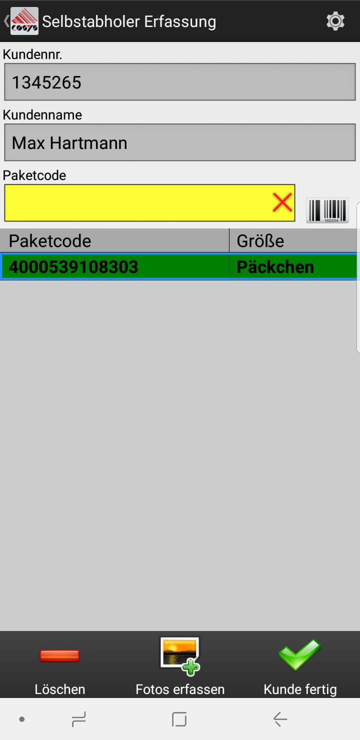 Goods Receipt Article Overview Android Software by COSYS Goods Receipt Article Overview Android Software by COSYS