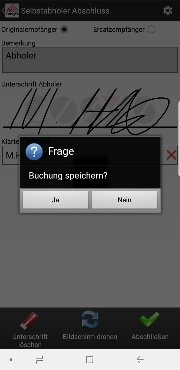 Goods Receipt Article Overview Android Software by COSYS Goods Receipt Article Overview Android Software by COSYS