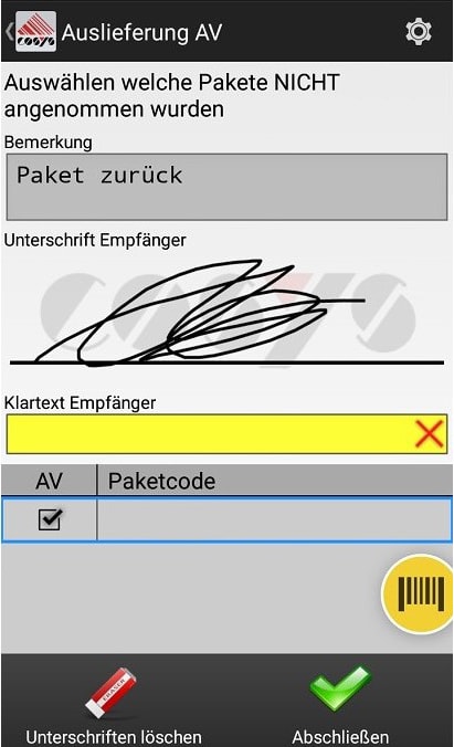 Goods Receipt Article Overview Android Software by COSYS Goods Receipt Article Overview Android Software by COSYS