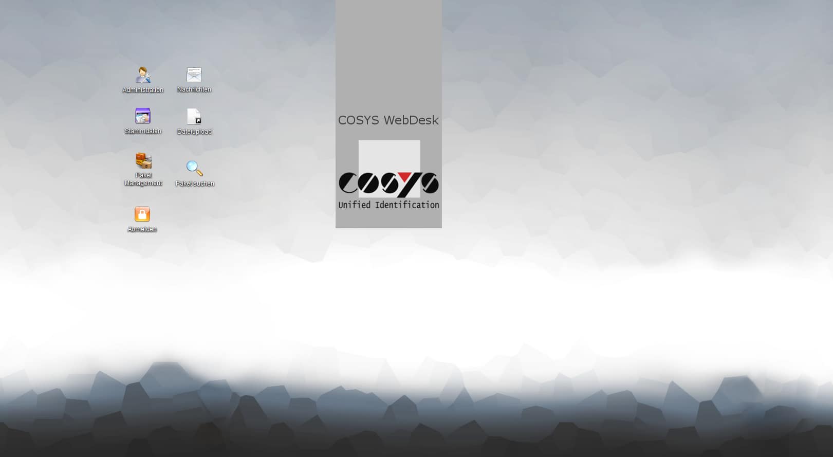 In-house logistics package management Sendungsübersicht In-house logistics package management Sendungsübersicht